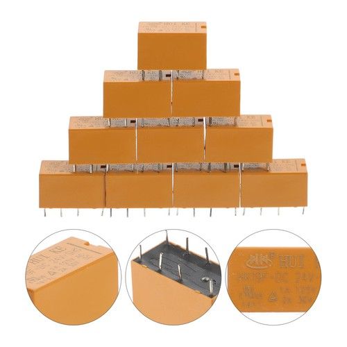 Mini Pcb Power Relay 24V 8 Pin Durable Electronic Relay for Remote Control