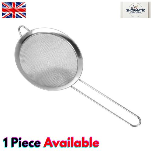 Tea Strainer 7cm Metal Sieve Mesh Kitchen Traditional Loose Leaf Filter — image 5