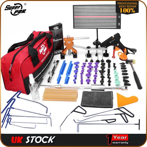 PDR Car Body Glue Puller Tabs Pulling Paintless Dent Repair Removal Tool Kit UK — image 1