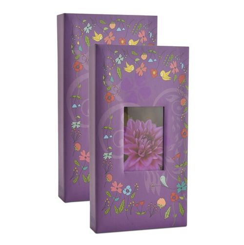 Arpan Photo Album Slip In Pocket 6x4''/10 x 15cm Holds 300 Photos Pack of 2