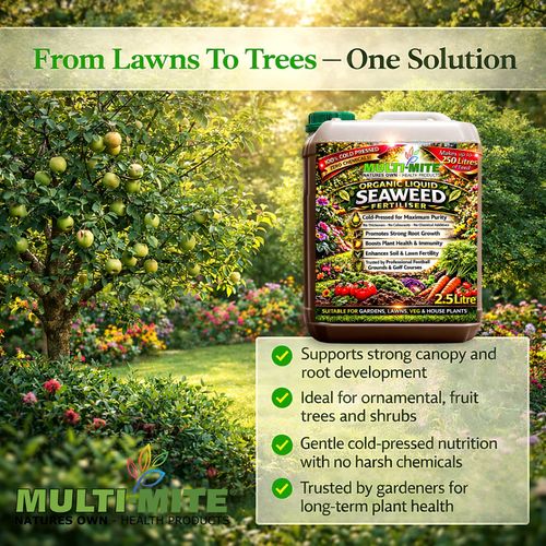 Organic 2.5 Ltr Liquid Seaweed Concentrate Multi Mite ALL Plant Feed Food — image 9