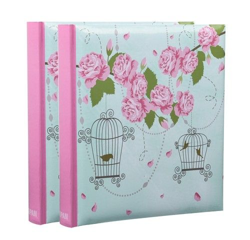 Photo album 5x7'' x 200 slip in case memo photo album. vintage,travel x 2 