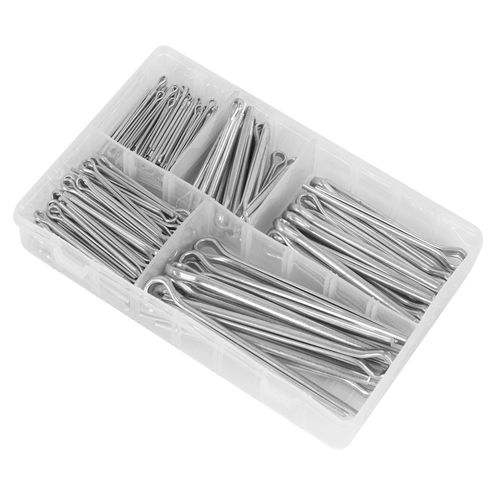 Sealey Split Pin Assortment 230pc Large Sizes Imperial Metric - Part No. AB003SP — image 8