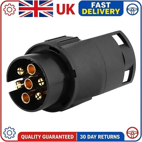 7 to 13 pin Trailer Caravan Towbar Towing Electric Socket Adapter Plug Converter