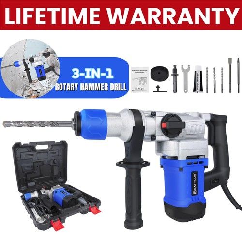 Electric Rotary Drill Impact Hammer Drills Breaker SDS Plus Chuck Chisel Bits