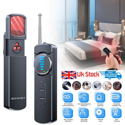 Portable Hidden Camera Detector Anti Spy Bug GPS Tracker Finder Scanner Device , — image 1
