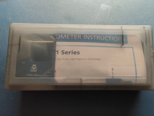 MOORE AND WRIGHT 201-01DAB DIGITAL EXTERNAL MICROMETER 0 - 25mm ( 0 - 1" ) — image 4