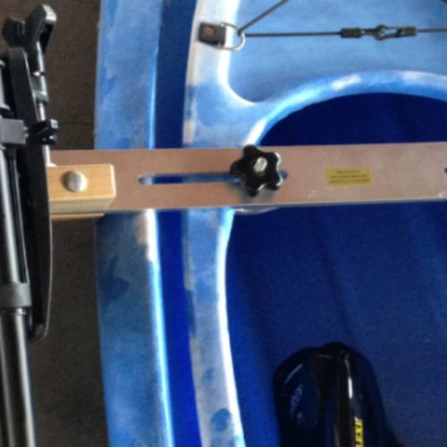 Small Watercraft Outboard Bracket Quick to Install Kayak Engine Mount Stable — image 6