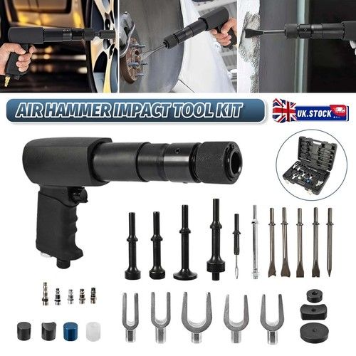 Pneumatic Air Hammer Heavy Duty Vibration Impact Tool Chisel Impact Tools Set
