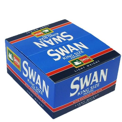 Swan Blue Rolling Paper King Size Full Box Of 50 Booklets — image 1