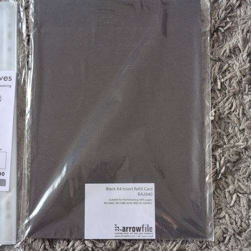 Arrowfile Archival Pocket Refill Sleeves RA3243C A4 Clear 10 Pack Memo Area — image 3