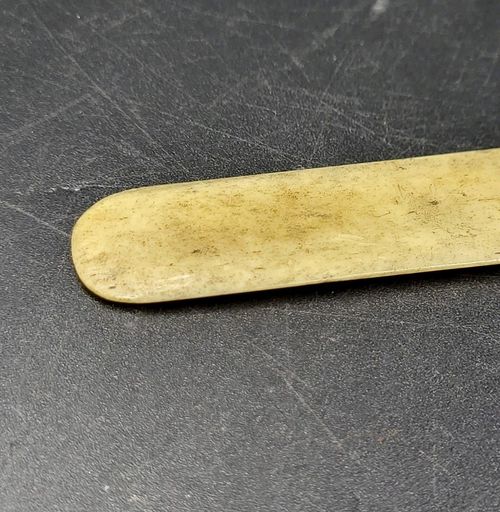 Antique Bovine Bone Physicians Tongue Depressor, Spatula — image 7