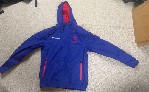 ICC Cricket World Cup 2019 CWC Official Fanatics Product Rain Jacket Size Medium — image 1
