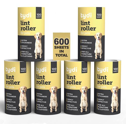 Lint Roller Clothes Pet Hair Remover Cat Dog Sticky Refill Carpet Fur Fluff — image 1