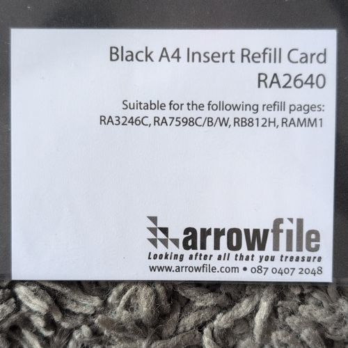 Arrowfile Archival Pocket Refill Sleeves RA3243C A4 Clear 10 Pack Memo Area — image 4
