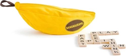 Bananagrams | Word Game | Ages 7+ | 2-6 Players | 15 Minute Playing Time, Yellow