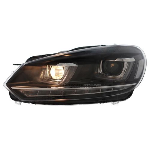 VW Golf MK6 2009-2013 LED DRL Headlights Sequential Indicators Projector VLAND — image 18