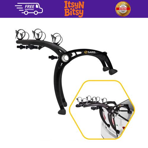 Saris Bones EX 3 Bike Trunk Rack Carrier - Black 100% GENUINE NEW 🟢