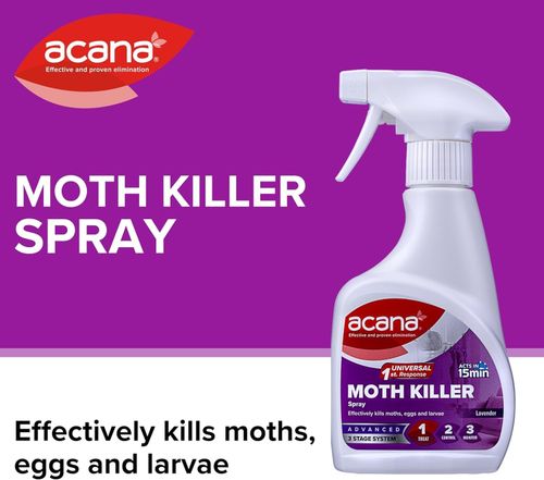 Acana Spray Carpet Fabric Moth Killer Lavender Freshener Treat Egg Larvae UK New — image 4