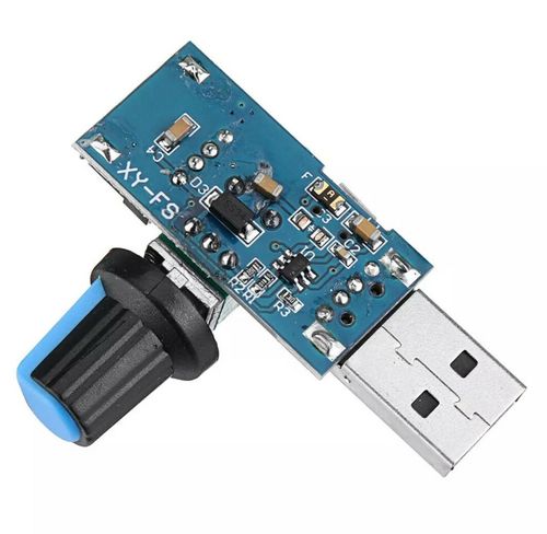 USB Fan Speed Controller DC 4-12V Reducing Noise Multi-stall Adjustment Governor — image 4