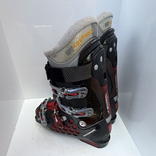 Salomon X Wave 8.5 Men’s Ski Boots Mondopoint 28/28.5 104mm Stiff Black/Red/Grey — image 7
