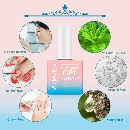 Valleylux Soak-Off Gel Acrylic Nail Polish Magic Quick Burst Manicure Remover — image 5