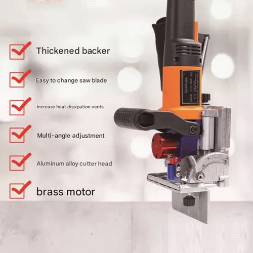UK Portable Lamino Woodworking Slotting Machine 2-in-1 Invisible Connector 220V — image 17