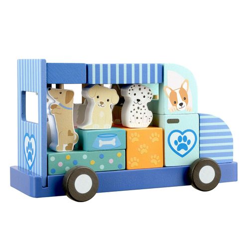 Orange Tree Toys Wooden Dog Grooming Van – Sustainable Puzzle & Play Set NEW — image 2