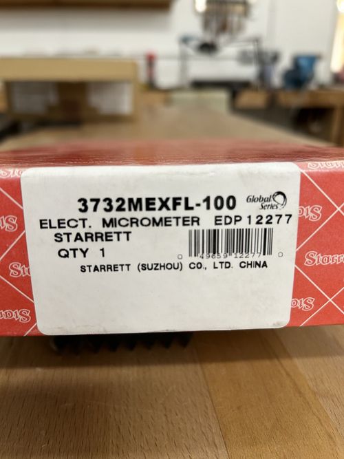 STARRETT 3732MEXFL-100 ELECONIC MICROMETER NEW IN BOX — image 4