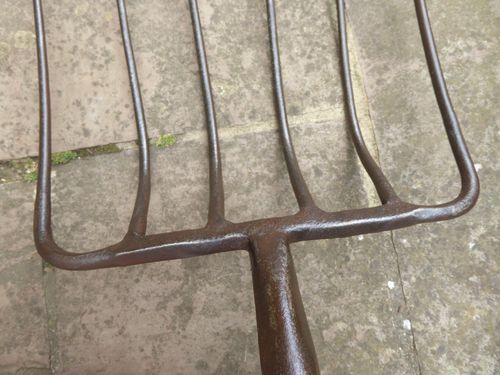 Vintage Beet Fork, potato, 6 Prong, manure fork, sippet. SPEAR & JACKSON. — image 9
