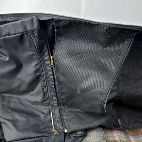 vintage Mulberry Scotchgrain garment travel bag / suit carrier Leather — image 20