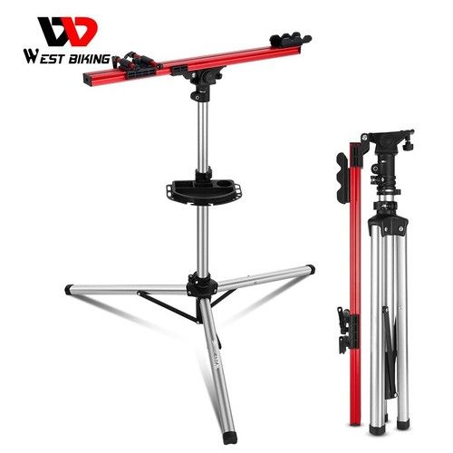 WEST BIKING Foldable Bicycle Repair Workstand Bike Triangle Maintenance Stand