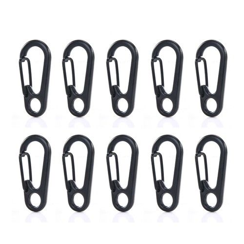 1-50X Paracord Carabiner Snap Spring  Clip Hook Keyring EDC Survival Tool UK