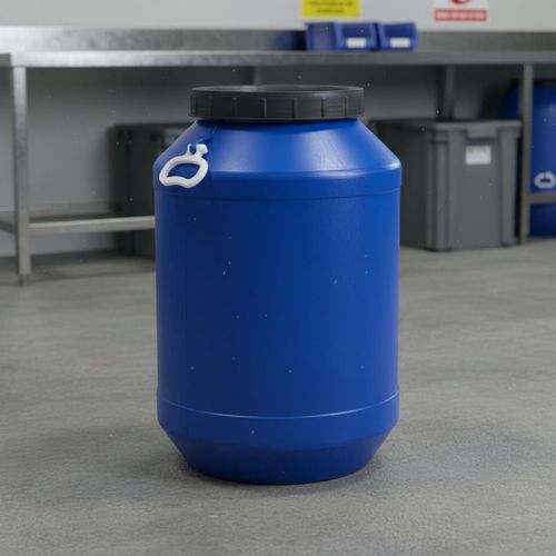 60L Blue Plastic Container Thickened Body Plastic Barrel with Lid Leakproof — image 3