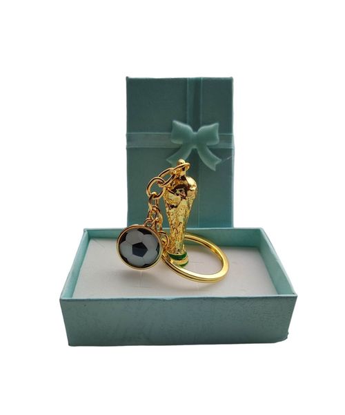 World cup 2026 trophy football keyring for all football fans. giftbox keychain — image 2
