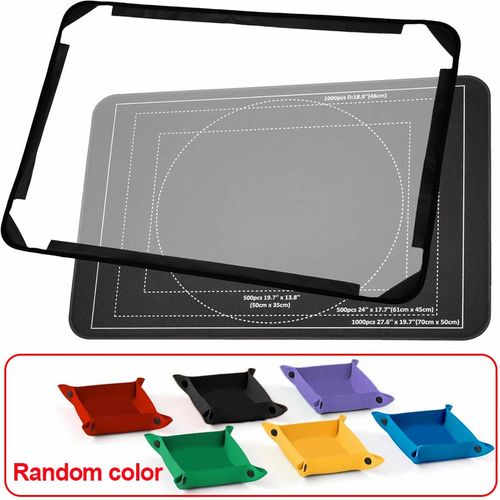 Puzzle Board 1000 Pieces Storage with 6 Sorting Trays And Cover 32"x22" — image 10