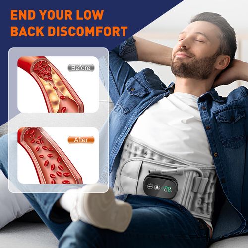 Back Decompression Belt Lumbar Support for Back Pain Relief Lower Back Traction — image 9