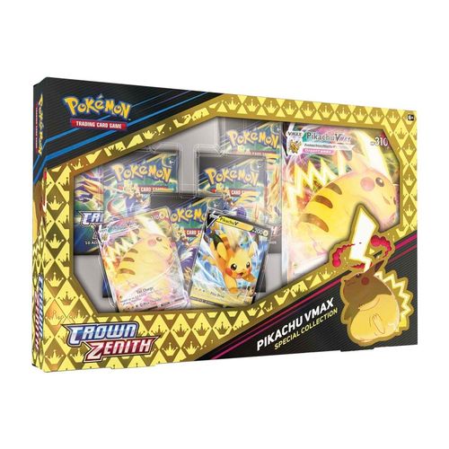 Crown Zenith Pikachu VMAX Special Collection Box 151 Go Pokemon Cards New Sealed — image 1