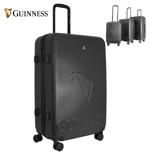 Guinness ABS Hard Shell Suitcase Travel Luggage, Combo Lock, Spinner Wheels — image 4