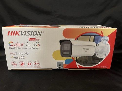 Hikvision Fixed Bullet network Camera DS-2CD2T87G3-LIS2UY/SL 8mp
