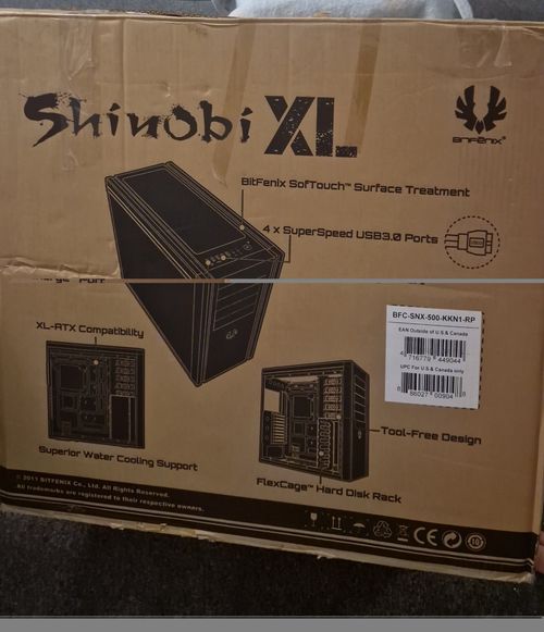 BitFenix Shinobi XL full-tower computer case - Open box but never used — image 9