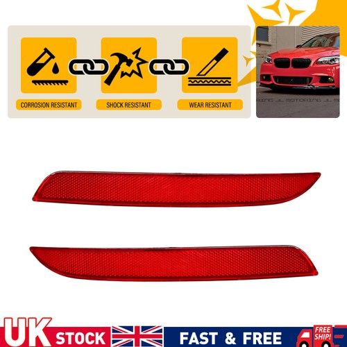 2x Rear Bumper Reflector Left Right for BMW 5 M Sport F10 2010-2016 63147842955