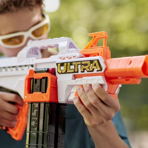 Nerf Ultra Select Fully Motorized Blaster, Fire 2 Ways, Includes Clips and Darts — image 9