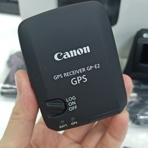 Canon GP-E2 GPE2 GPS Receiver Tested Working, Firmware Updated Without battery — image 1