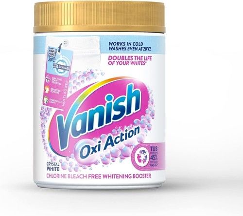 6 PACK Vanish Gold Oxi Action Powder Stain Remover Crystal White 1.5kg = 9kg
