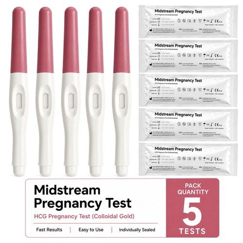 Pregnancy Test Sticks Midstream Early Detection 99% Accurate HCG 10mIU Urine Kit