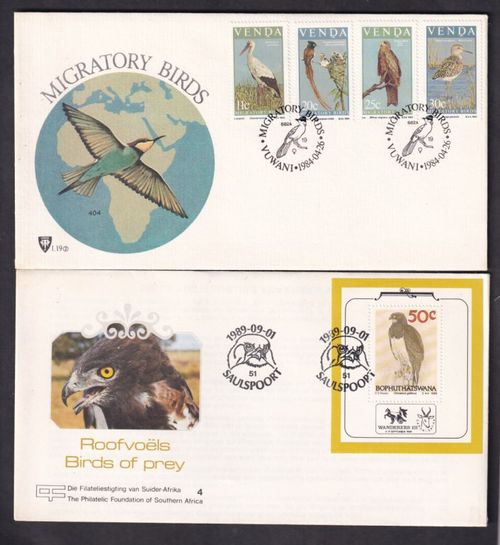 Thematic Subject Lot Collection covers & cards BIRDS x10 — image 7