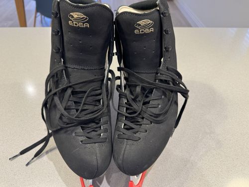 Edea Overture Men’s Black Ice Skates, Size 290 — image 7