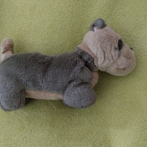 Plush Soft Toy Dog Brown Stuffed Animal Medium  8" long — image 2