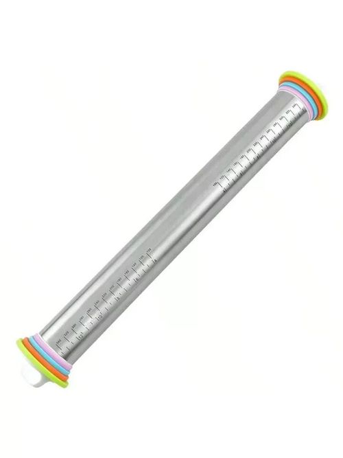 1pc Stainless Steel Adjustable Rolling Pin Thickness Ring Non Stick FrenchStyle) — image 10